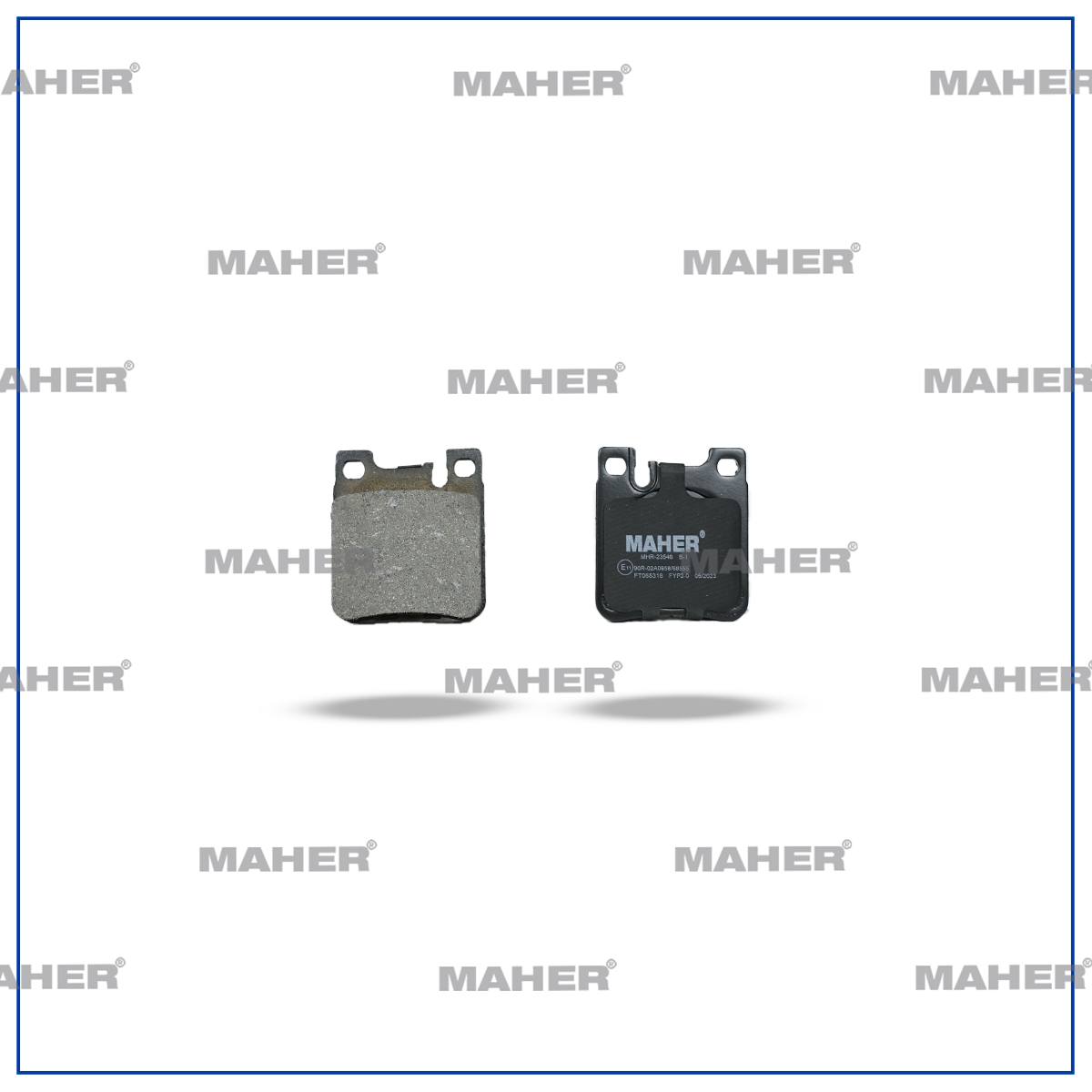 Mercedes W202 Arka Fren Balatası OEM A0024200520 Mercedes W202 Arka Fren Balatası OEM A0024200520